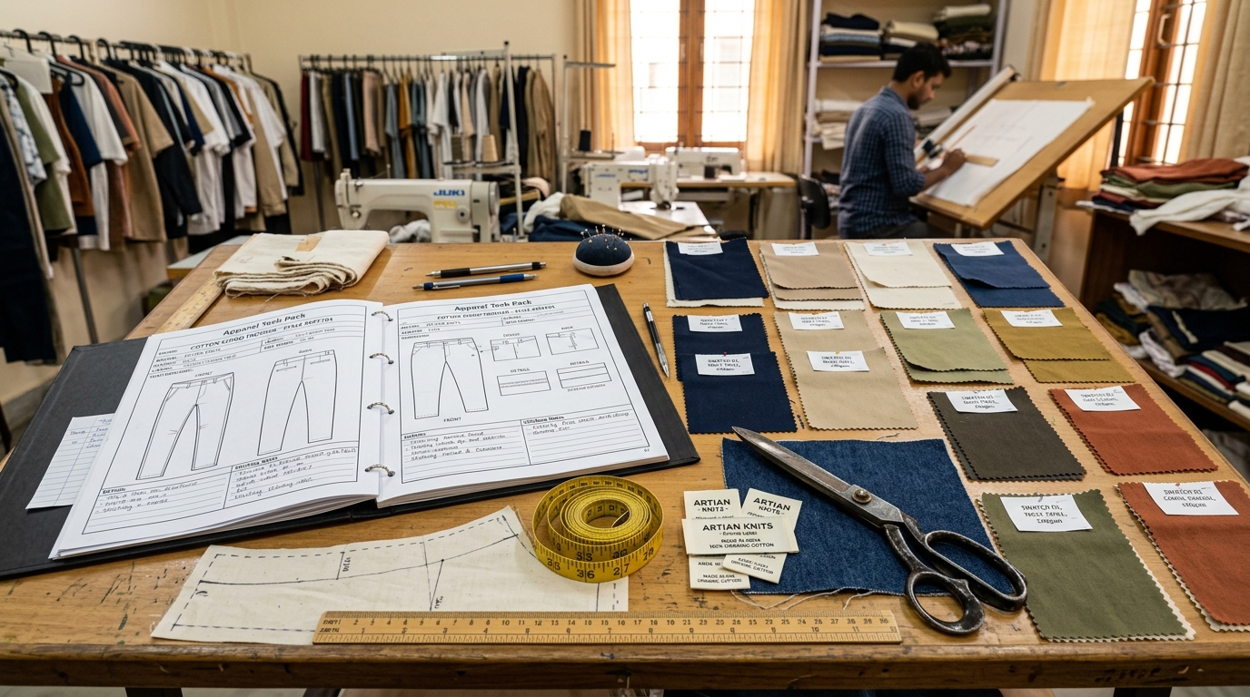OEM Apparel Tech Packs & Private Label Design Studio