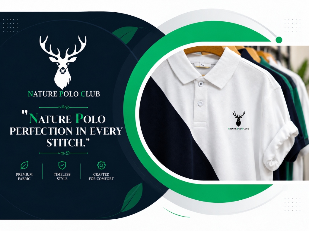 Nature Polo Club Brand Banner - Perfection in Every Stitch